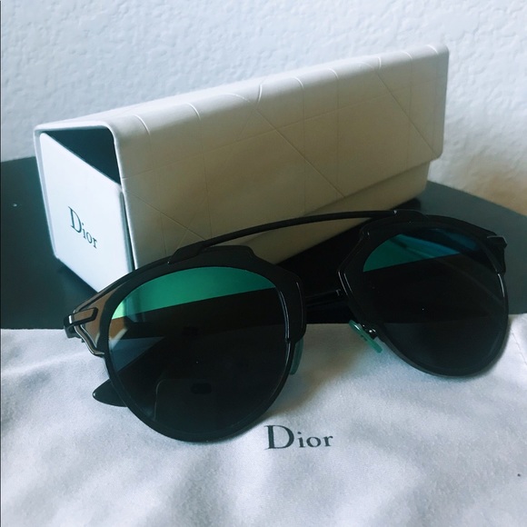 Dior “So Reals” reflective aviator sunnies - Picture 1 of 8
